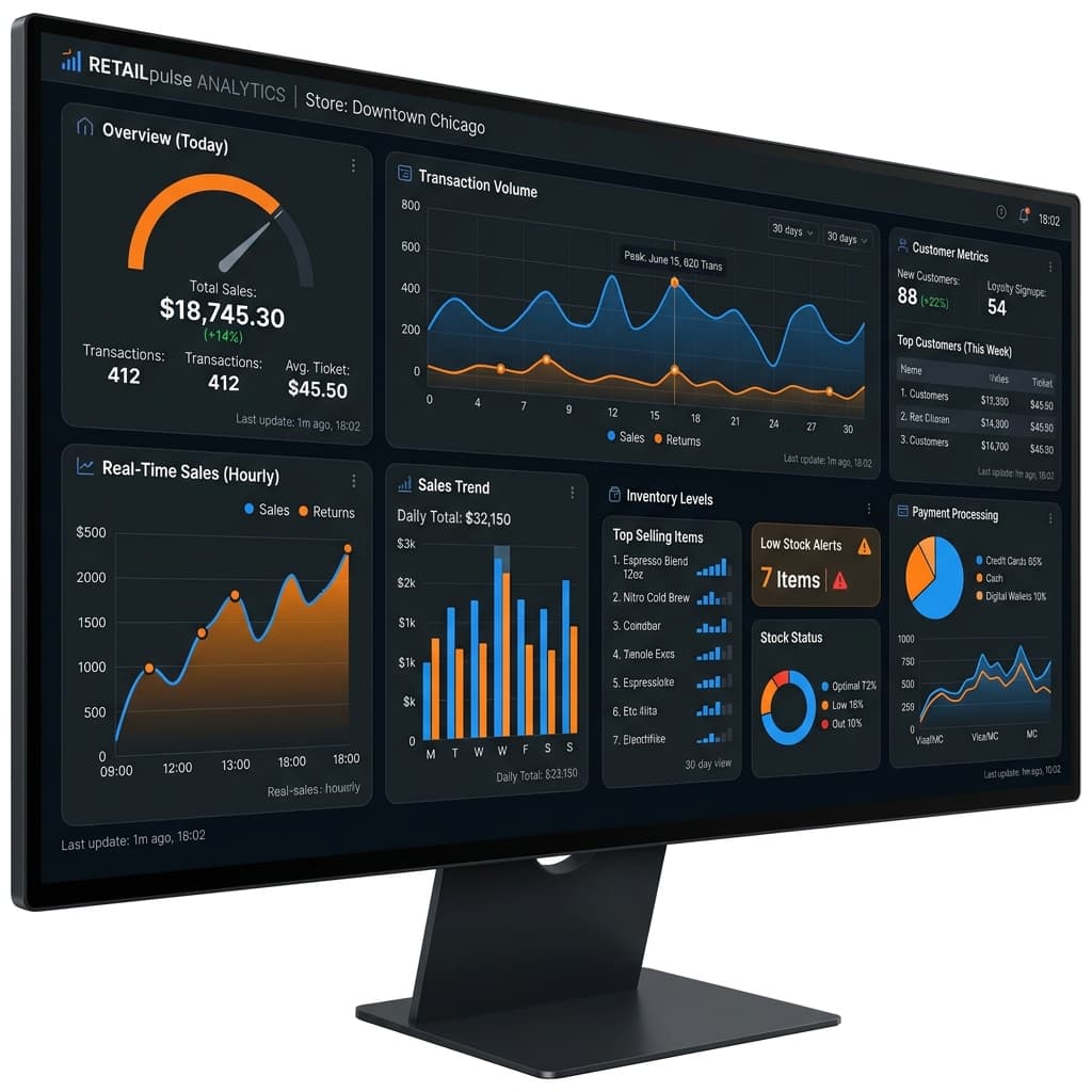 POS Dashboard Interface
